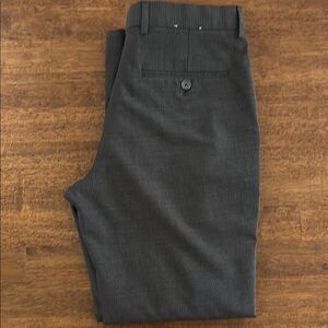 Express Charcoal Pinstripe Trousers